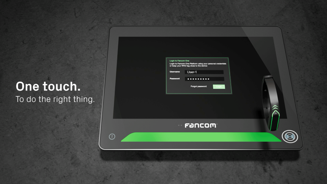 One touch. To do the right thing. - Fancom One